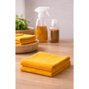 CHIFFON POUSSIERE MICROFIBRE MEUBLE - FABRICATION FRANCAISE Jaune