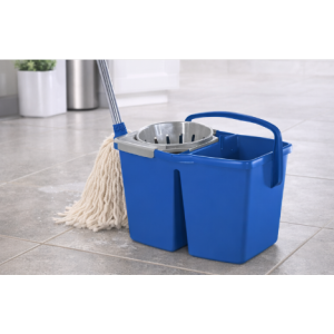 SEAU BI BAC 2X7 LITRES ESSOREUR CONIQUE