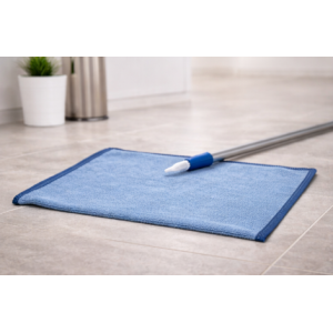 SERPILLIERE MICRO BOUCLETTE BLEU 40X60