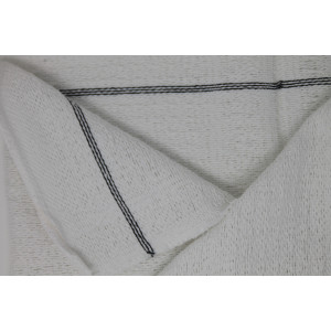 LAVETTE ORDINAIRE BLANC DOUBLE GAUFREE 70x30cm