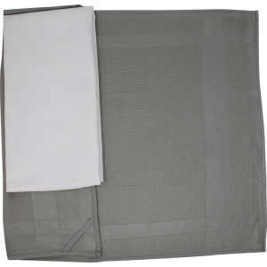 TORCHON MICROFIBRE (SACHET DE 3, COULEUR AU CHOIX) Blanc